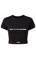Soca To The Universe Sports Crop Tee